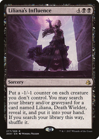 Liliana's Influence [Amonkhet] | North Game Den