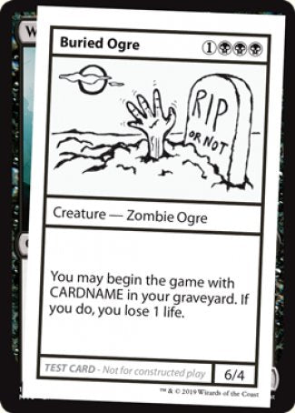 Buried Ogre (2021 Edition) [Mystery Booster Playtest Cards] | North Game Den