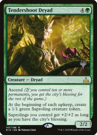 Tendershoot Dryad [Rivals of Ixalan Promos] | North Game Den