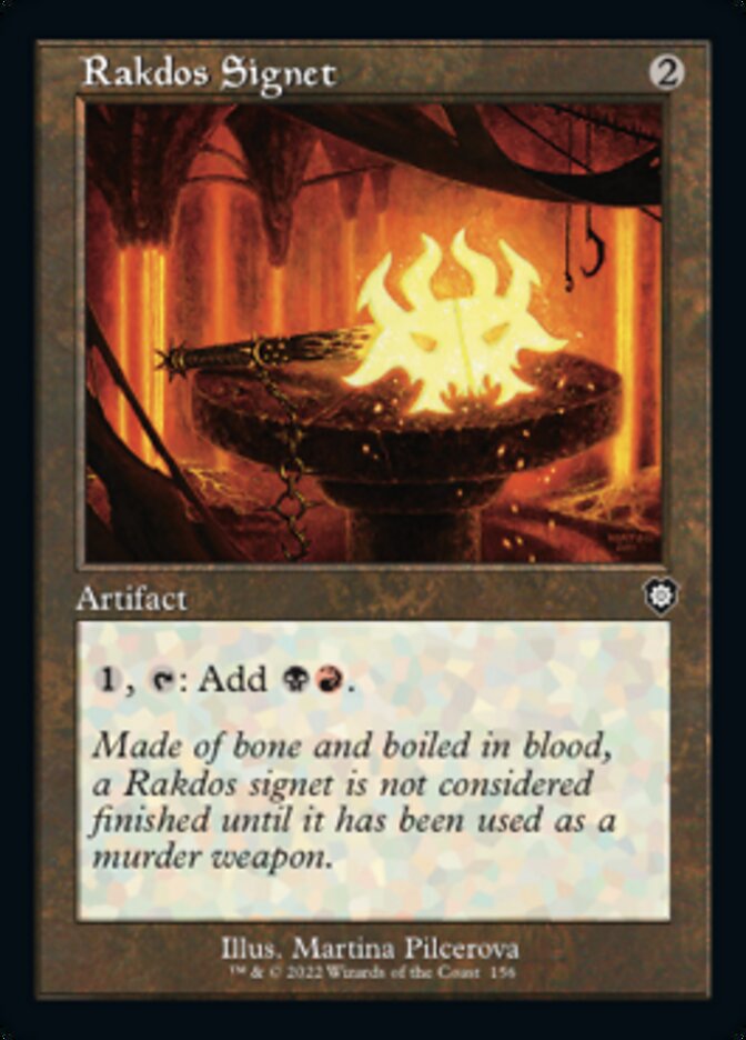 Rakdos Signet (Retro) [The Brothers' War Commander] | North Game Den