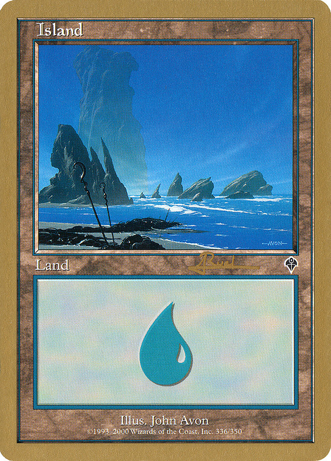 Island (ar336) (Antoine Ruel) [World Championship Decks 2001] | North Game Den