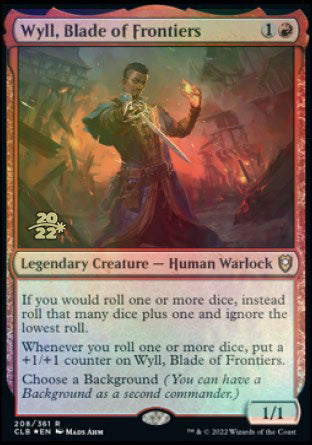 Wyll, Blade of Frontiers [Commander Legends: Battle for Baldur's Gate Prerelease Promos] | North Game Den