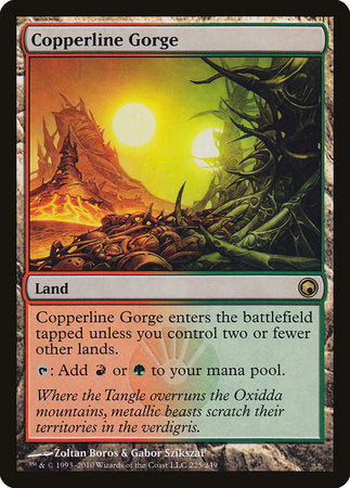 Copperline Gorge [Scars of Mirrodin] | North Game Den