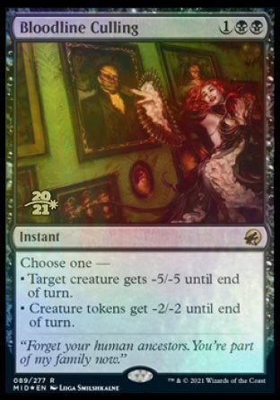 Bloodline Culling [Innistrad: Midnight Hunt Prerelease Promos] | North Game Den