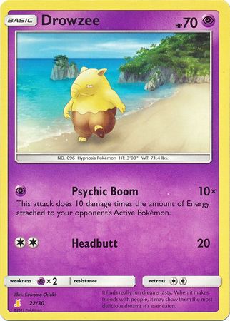 Drowzee (22/30) [Sun & Moon: Trainer Kit - Alolan Raichu] | North Game Den