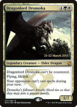 Dragonlord Dromoka [Dragons of Tarkir Promos] | North Game Den