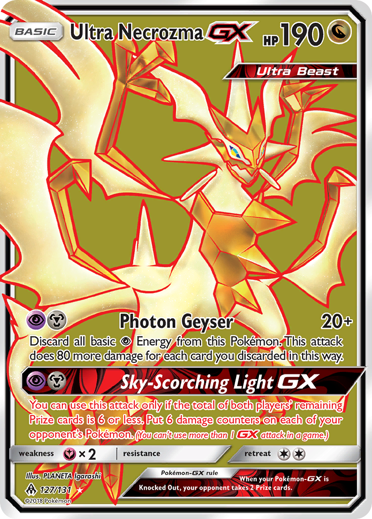 Ultra Necrozma GX (127/131) [Sun & Moon: Forbidden Light] | North Game Den