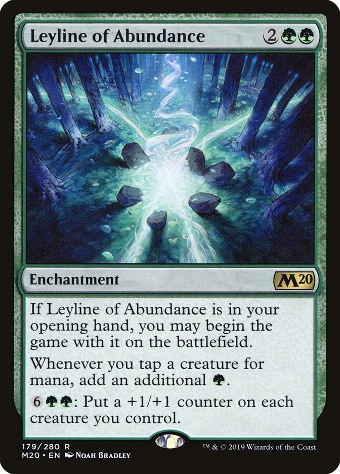 Leyline of Abundance [Core Set 2020] | North Game Den