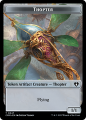 Thopter // Construct (0074) Double-Sided Token [Commander Masters Tokens] | North Game Den