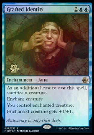 Grafted Identity [Innistrad: Midnight Hunt Prerelease Promos] | North Game Den