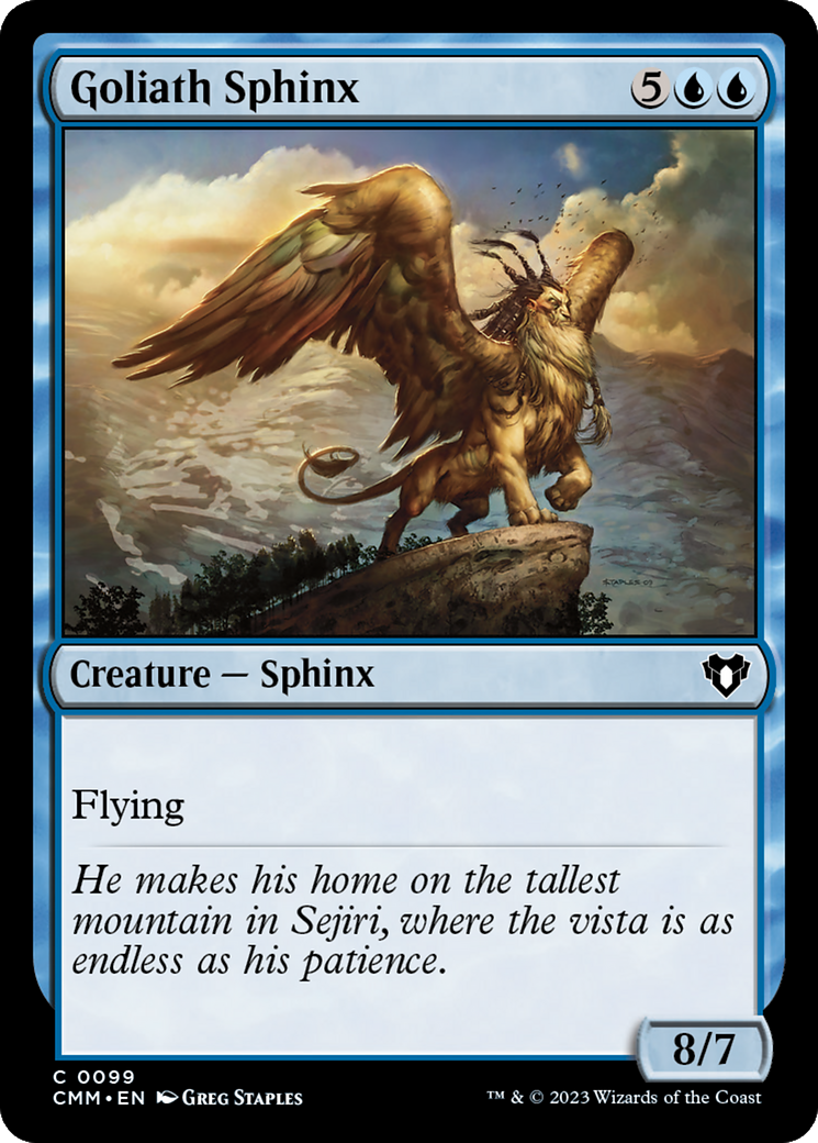 Goliath Sphinx [Commander Masters] | North Game Den