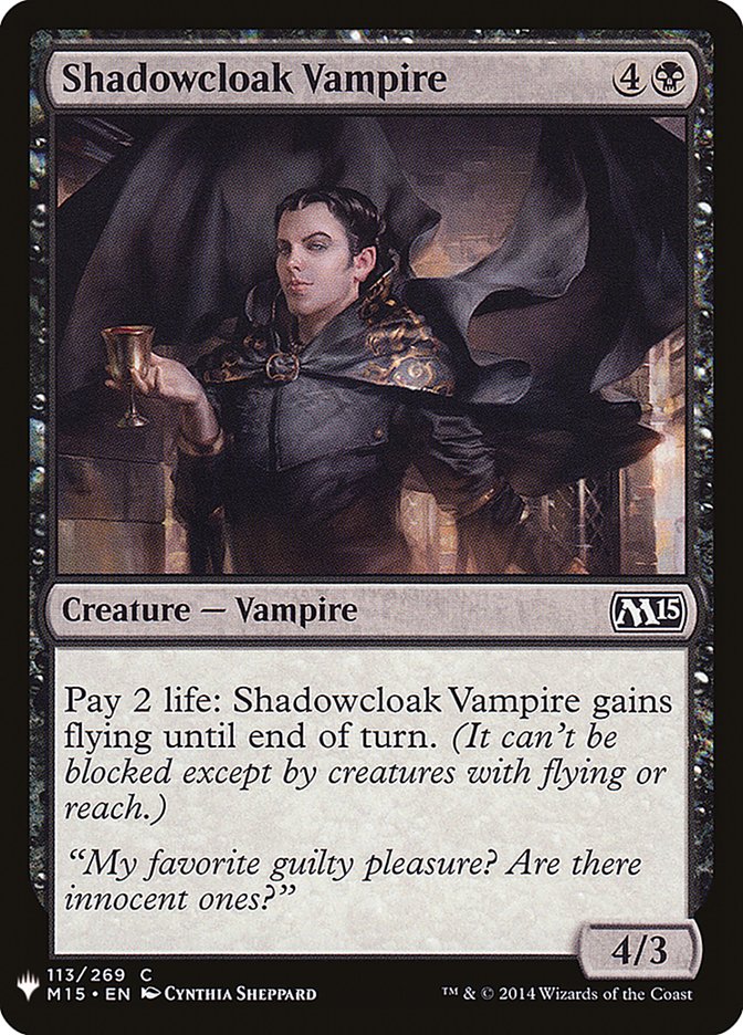 Shadowcloak Vampire [Mystery Booster] | North Game Den