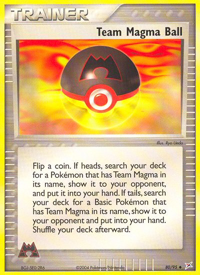 Team Magma Ball (80/95) [EX: Team Magma vs Team Aqua] | North Game Den
