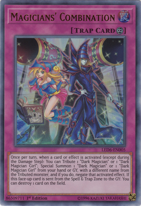 Magicians' Combination [LED6-EN005] Ultra Rare | North Game Den
