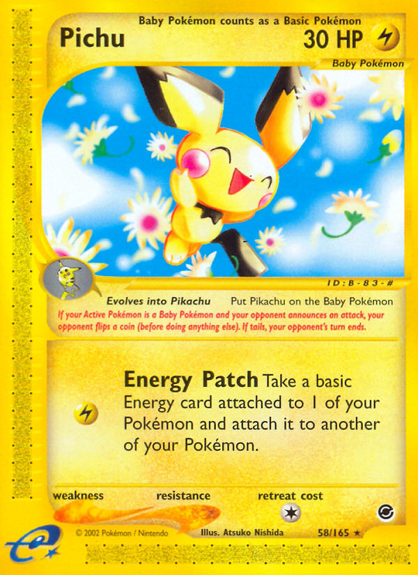 Pichu (58/165) [Expedition: Base Set] | North Game Den