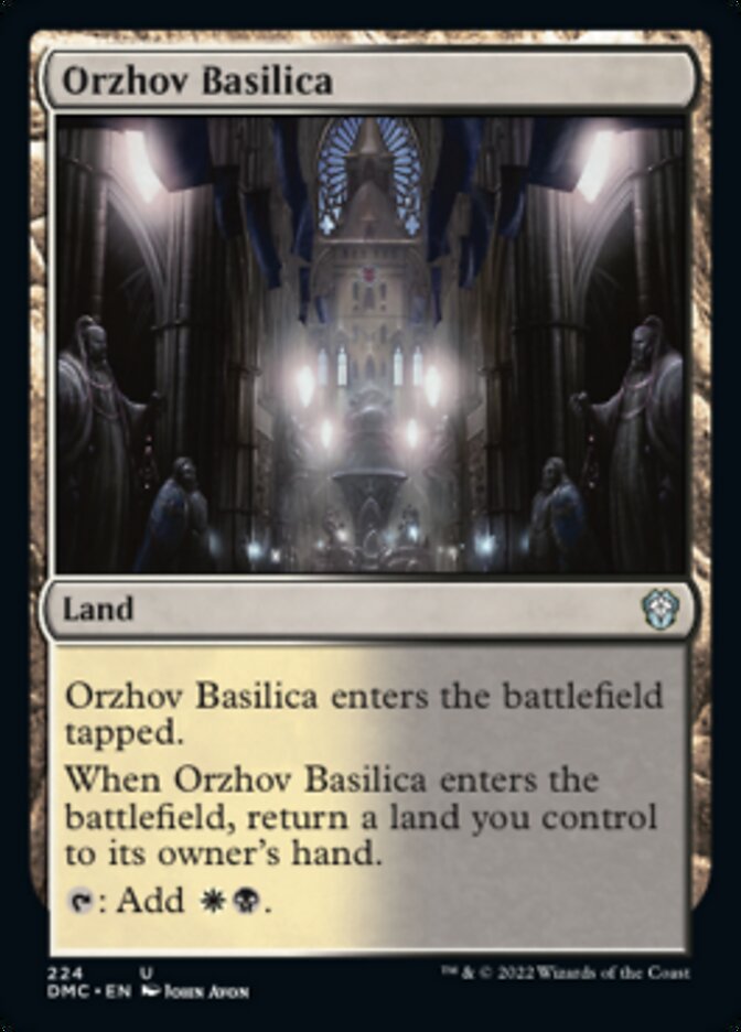 Orzhov Basilica [Dominaria United Commander] | North Game Den
