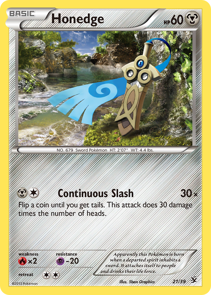 Honedge (21/39) [XY: Kalos Starter Set] | North Game Den