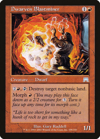 Dwarven Blastminer [Onslaught] | North Game Den
