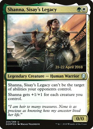 Shanna, Sisay's Legacy [Dominaria Promos] | North Game Den