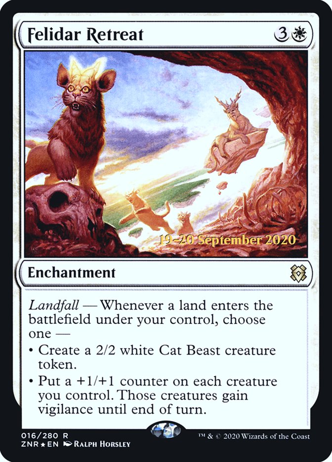 Felidar Retreat  [Zendikar Rising Prerelease Promos] | North Game Den