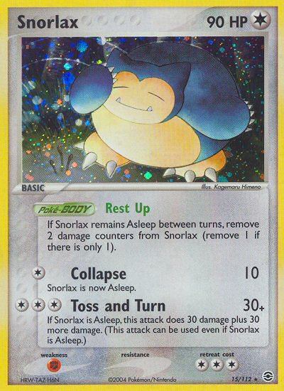 Snorlax (15/112) [EX: FireRed & LeafGreen] | North Game Den