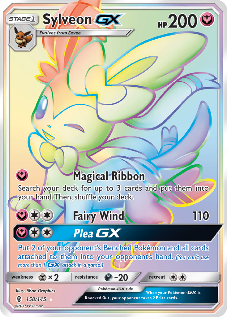 Sylveon GX (158/145) [Sun & Moon: Guardians Rising] | North Game Den