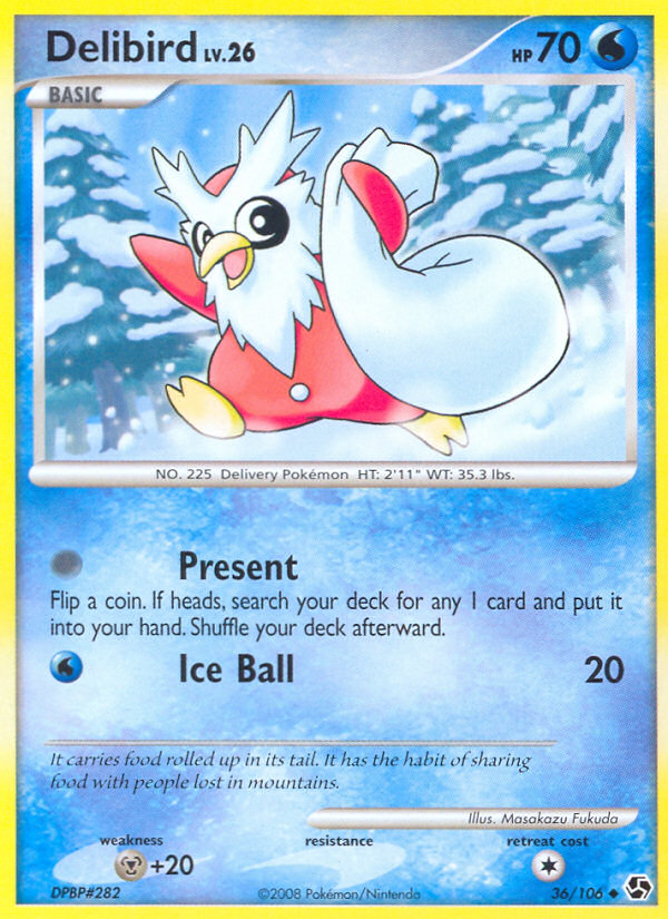 Delibird (36/106) [Diamond & Pearl: Great Encounters] | North Game Den