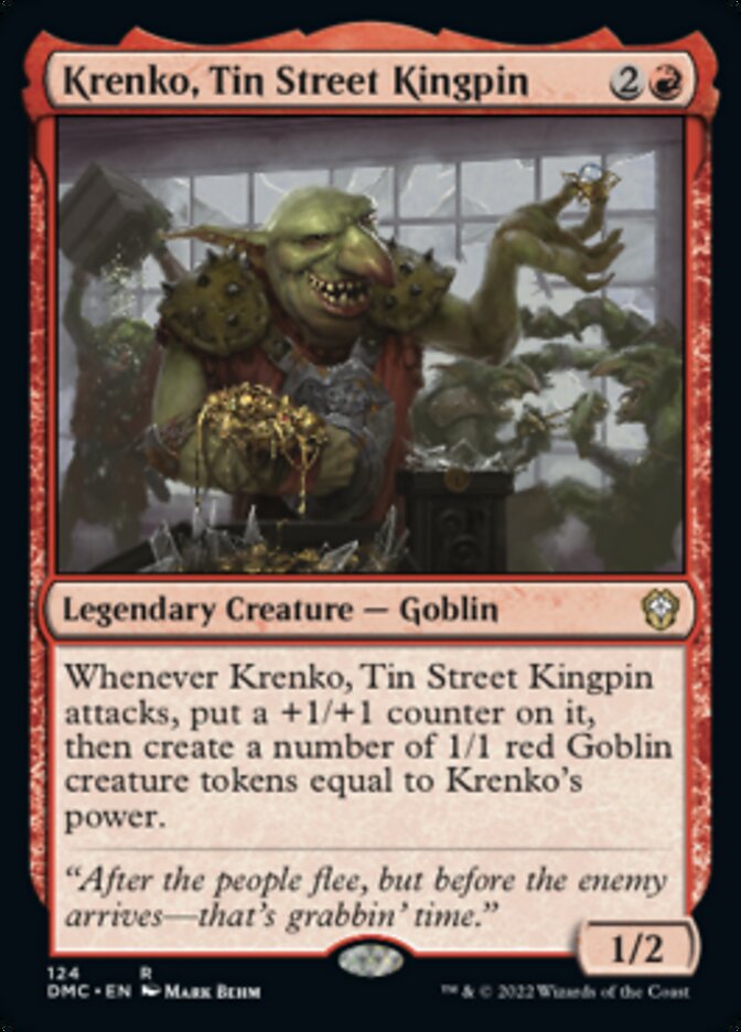 Krenko, Tin Street Kingpin [Dominaria United Commander] | North Game Den