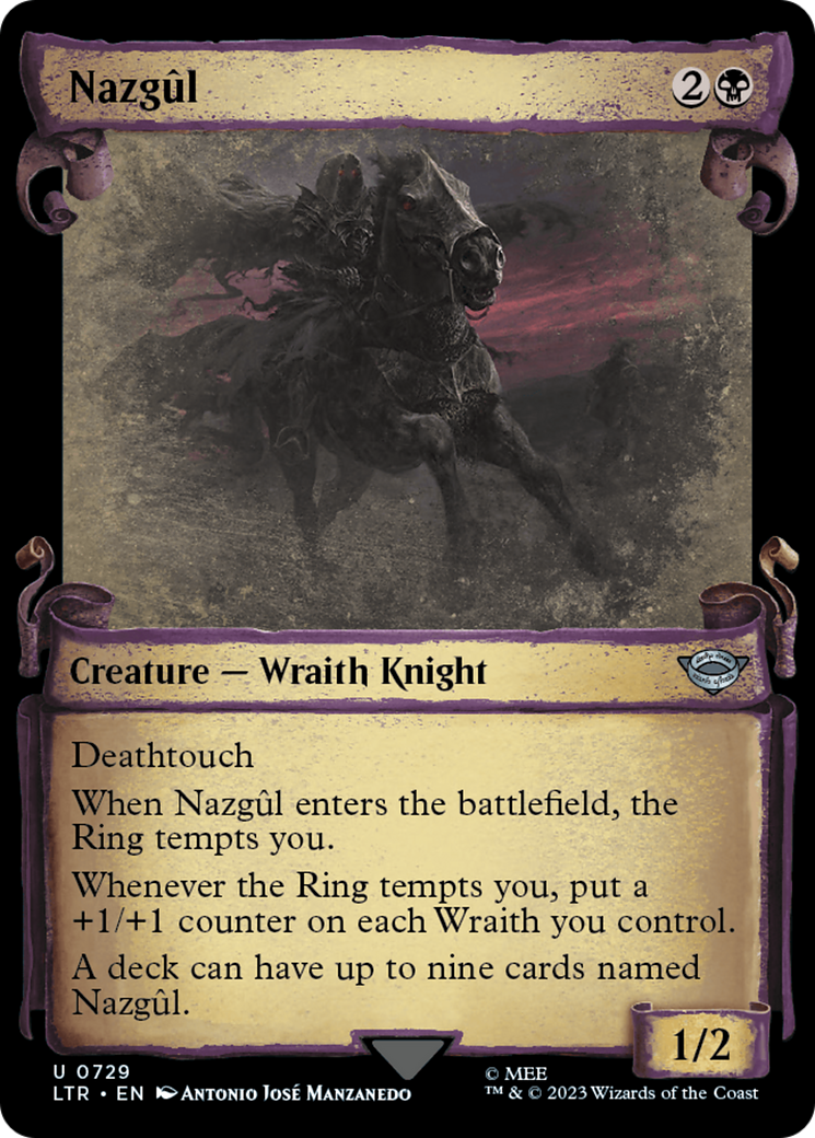 Nazgul (0729) [The Lord of the Rings: Tales of Middle-Earth Showcase Scrolls] | North Game Den