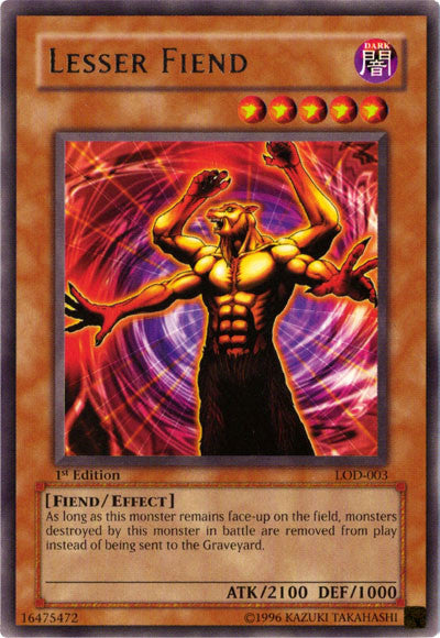 Lesser Fiend [LOD-003] Rare | North Game Den