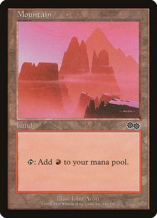 Mountain (346) [Urza's Saga] | North Game Den