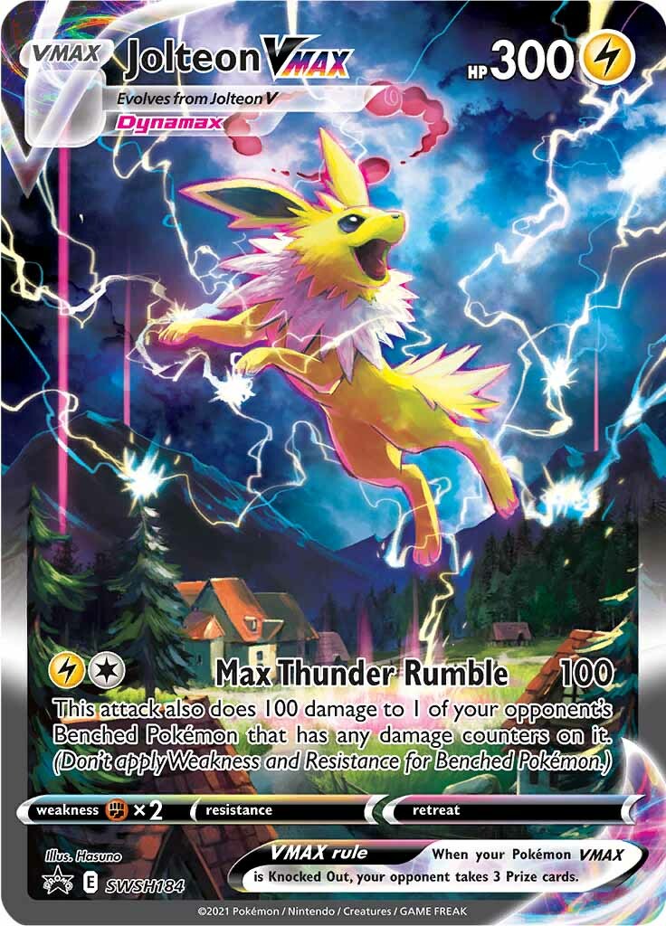 Jolteon VMAX (SWSH184) [Sword & Shield: Black Star Promos] | North Game Den