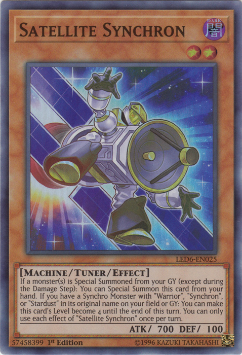 Satellite Synchron [LED6-EN025] Super Rare | North Game Den