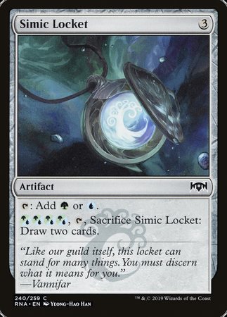 Simic Locket [Ravnica Allegiance] | North Game Den