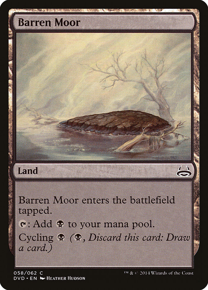 Barren Moor (Divine vs. Demonic) [Duel Decks Anthology] | North Game Den