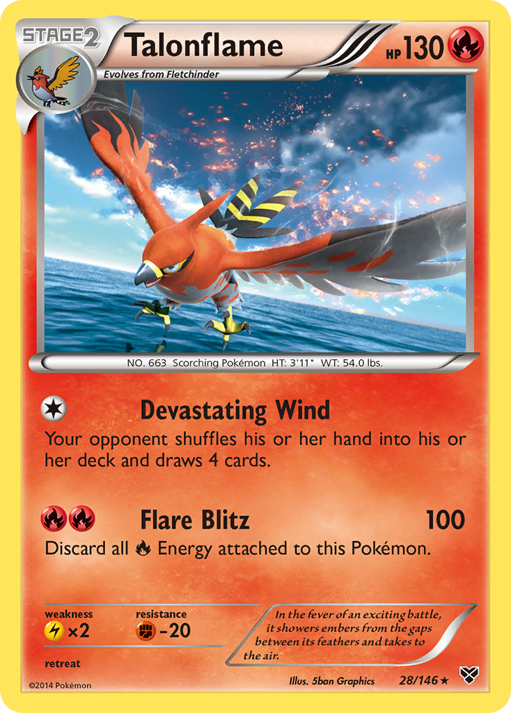 Talonflame (28/146) [XY: Base Set] | North Game Den