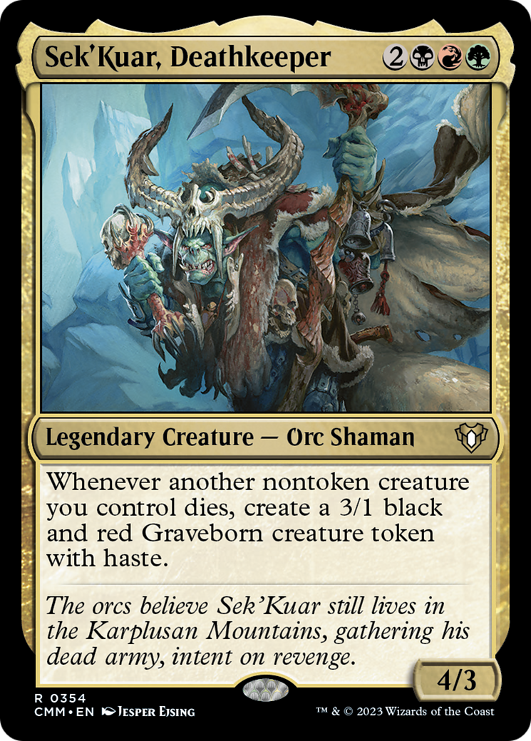 Sek'Kuar, Deathkeeper [Commander Masters] | North Game Den