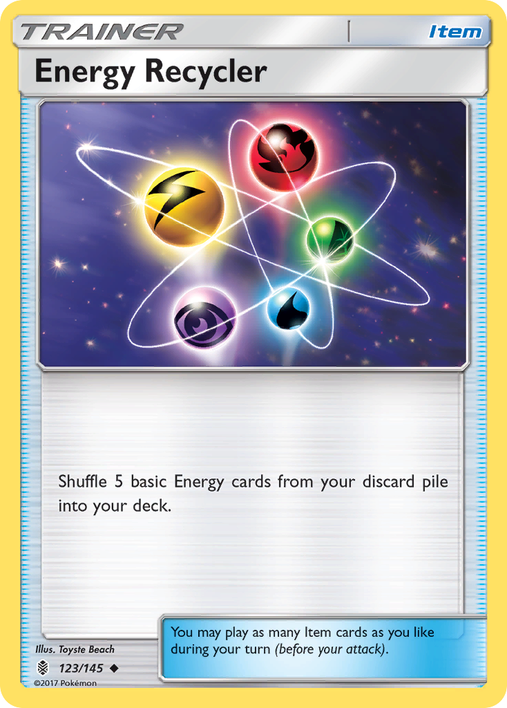 Energy Recycler (123/145) [Sun & Moon: Guardians Rising] | North Game Den