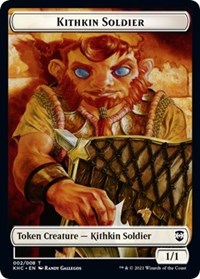 Kithkin Soldier // Pegasus Double-sided Token [Kaldheim Commander Tokens] | North Game Den