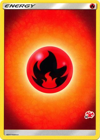 Fire Energy (Charizard Stamp #38) [Battle Academy 2020] | North Game Den