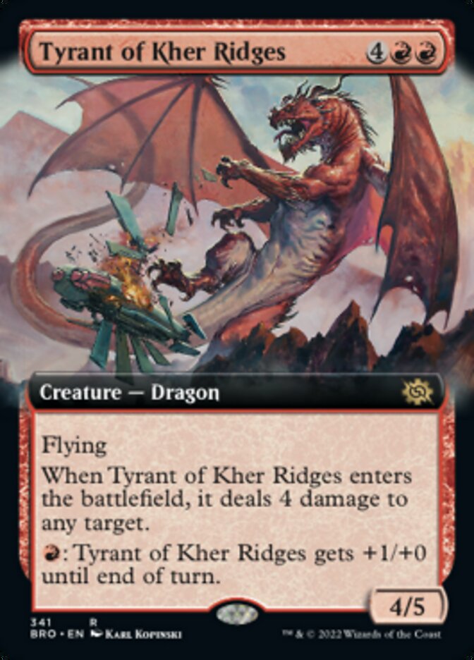 Tyrant of Kher Ridges (Extended Art) [The Brothers' War] | North Game Den