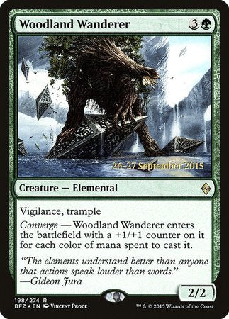 Woodland Wanderer [Battle for Zendikar Promos] | North Game Den