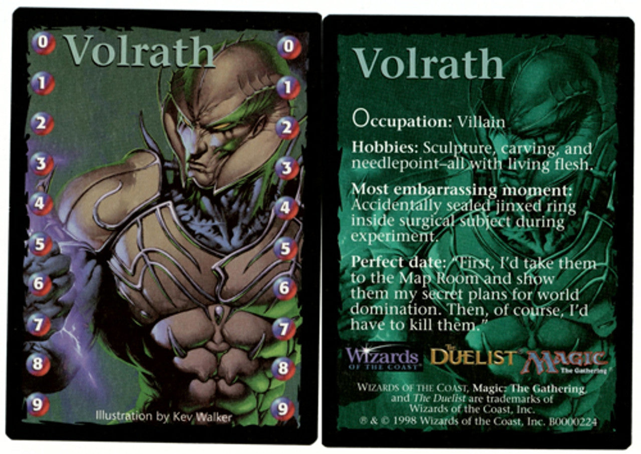 Volrath Life Counter Token [Media Promos] | North Game Den