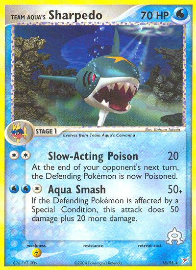 Team Aqua's Sharpedo (18/95) [EX: Team Magma vs Team Aqua] | North Game Den
