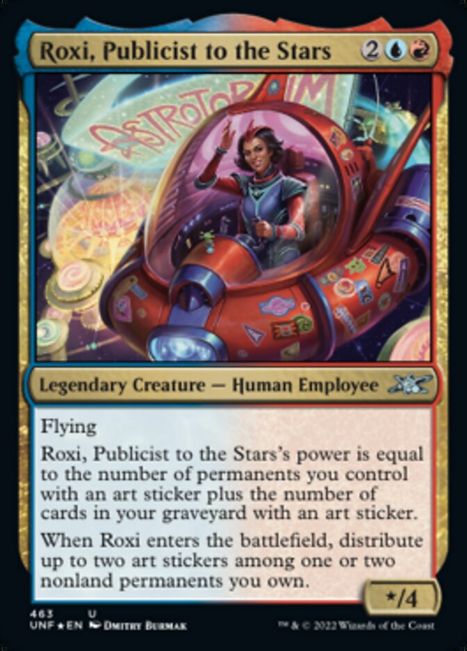 Roxi, Publicist to the Stars (Galaxy Foil) [Unfinity] | North Game Den