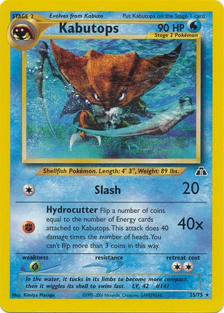 Kabutops (25/75) [Neo Discovery Unlimited] | North Game Den