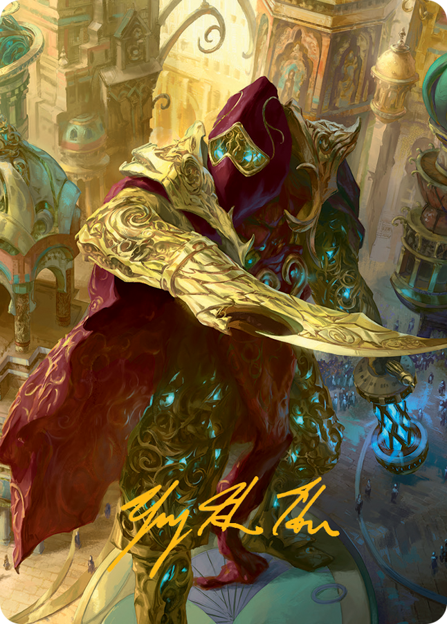 Baral, Chief of Compliance Art Card (Gold-Stamped Signature) [March of the Machine Art Series] | North Game Den
