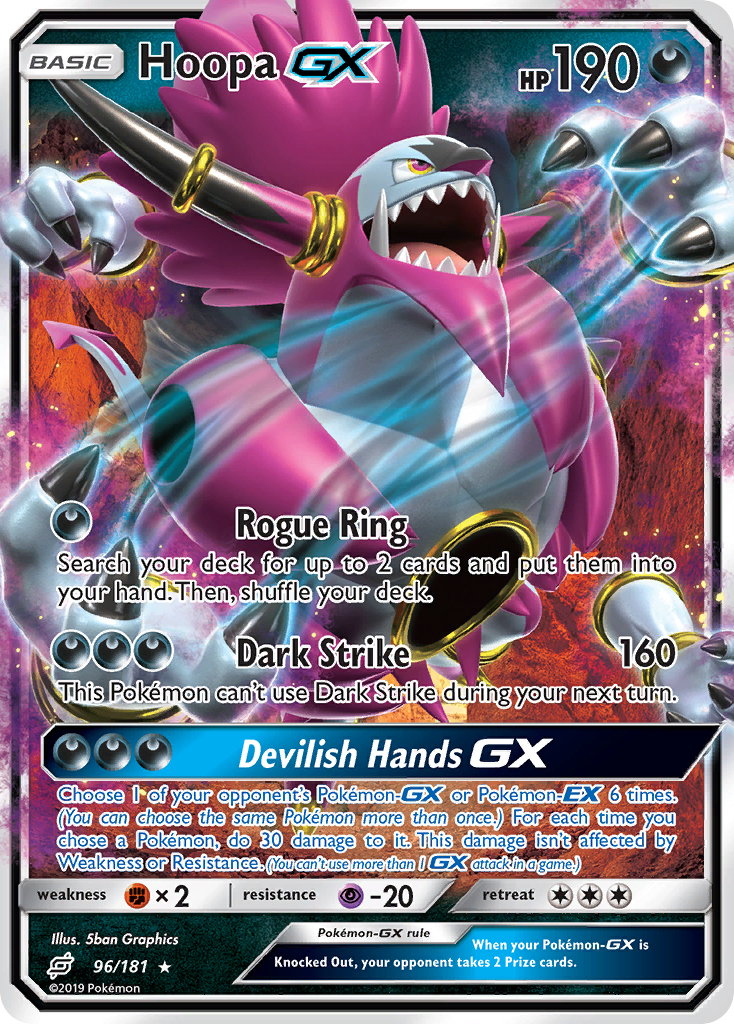 Hoopa GX (96/181) [Sun & Moon: Team Up] | North Game Den