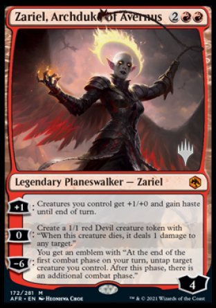 Zariel, Archduke of Avernus (Promo Pack) [Dungeons & Dragons: Adventures in the Forgotten Realms Promos] | North Game Den