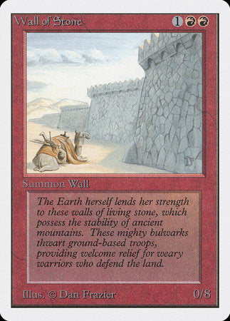 Wall of Stone [Unlimited Edition] | North Game Den
